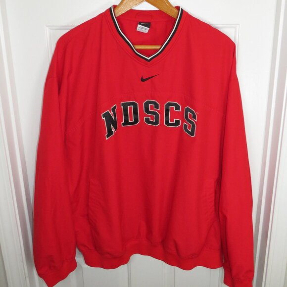 VTG NIKE North Dakota State College of Science NDSCS Windbreaker Pullover XXL - Picture 1 of 4